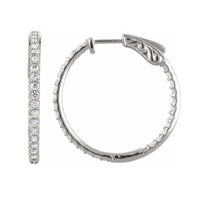 Inside-Outside Hoop Earrings
