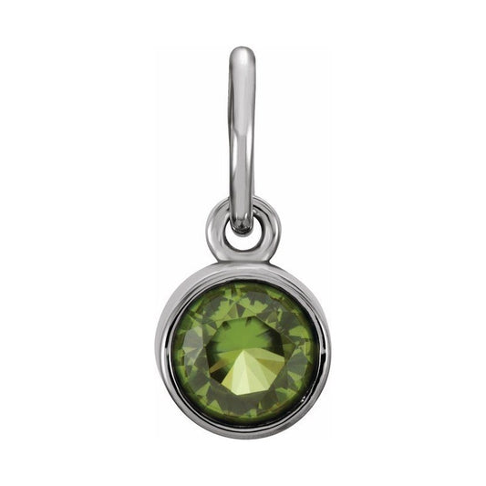 Posh Mommy® Imitation Birthstone Charm/Pendant