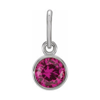 Posh Mommy® Imitation Birthstone Charm/Pendant