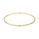 Bezel-Set Bangle Bracelet