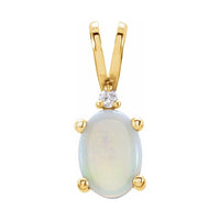 Accented Cabochon Pendant