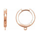 Hinged Hoop Earring Top