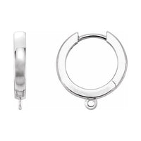 Hinged Hoop Earring Top