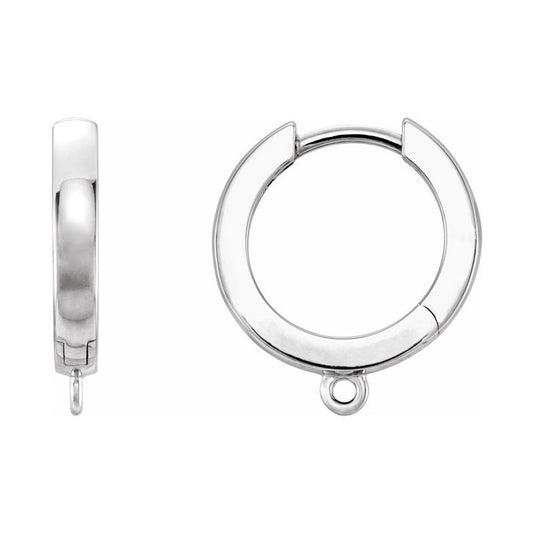 Hinged Hoop Earring Top