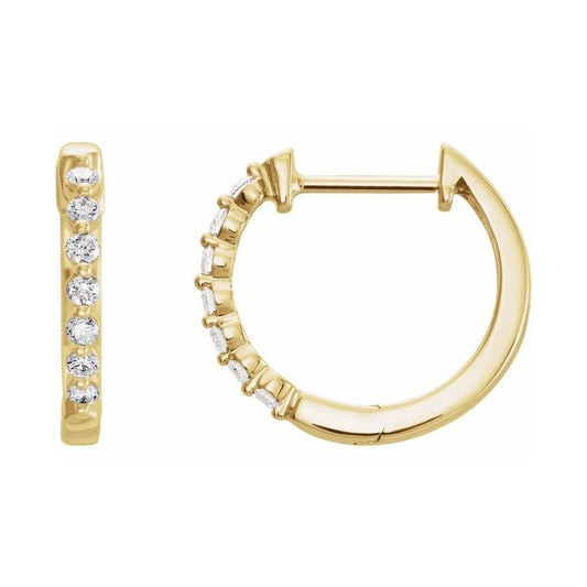Accented Hoop Earrings