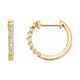 Accented Hoop Earrings