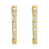 Accented Hoop Earrings