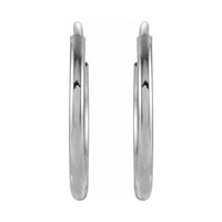 Endless Tube Hoop Earrings