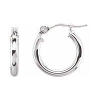 Tube Hoop Earrings