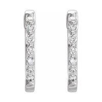 Accented Hoop Earrings