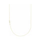 Accented Sideways Cross Necklace