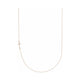 Accented Sideways Cross Necklace