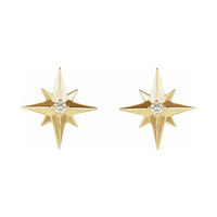 Accented Star Earrings