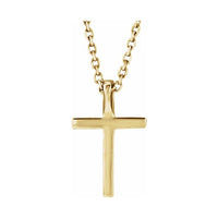 Petite Cross Necklace or Pendant