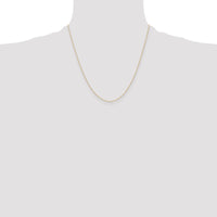 14k .4 mm Carded Cable Rope Chain