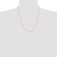 14k .4 mm Carded Cable Rope Chain