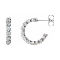 Accented Hoop Earrings