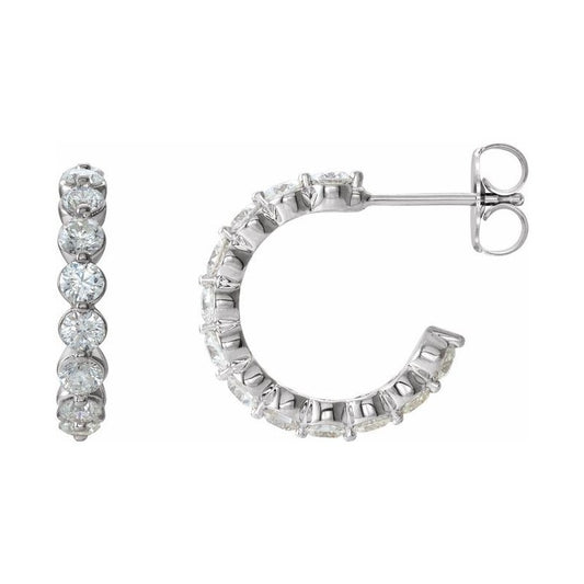 Accented Hoop Earrings