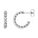 Accented Hoop Earrings