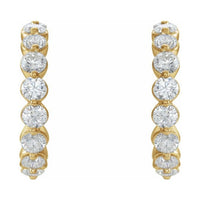 Accented Hoop Earrings