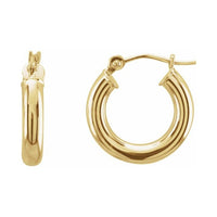 Tube Hoop Earrings