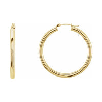 Tube Hoop Earrings