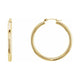 Tube Hoop Earrings