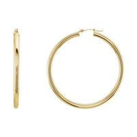 Tube Hoop Earrings