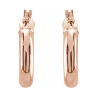 Tube Hoop Earrings