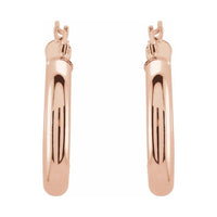 Tube Hoop Earrings
