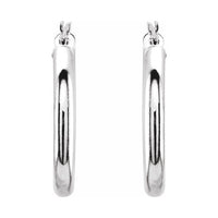 Tube Hoop Earrings