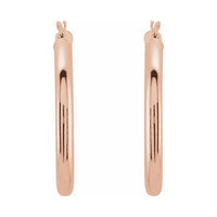 Tube Hoop Earrings