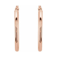 Tube Hoop Earrings