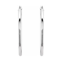 Tube Hoop Earrings