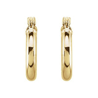 Tube Hoop Earrings