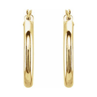 Tube Hoop Earrings