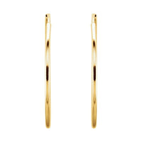 Endless Tube Hoop Earrings