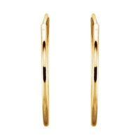 Endless Tube Hoop Earrings