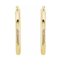Tube Hoop Earrings