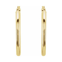 Tube Hoop Earrings