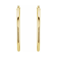 Tube Hoop Earrings
