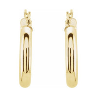 Tube Hoop Earrings