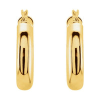 Tube Hoop Earrings