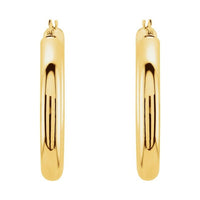 Tube Hoop Earrings