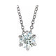 Solitaire Necklace or Slide Pendant