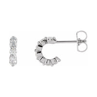 Accented Hoop Earrings