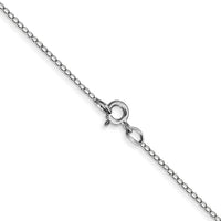 14k White Gold .42mm Gold Carded Curb Chain