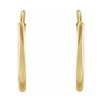 Flexible Endless Tube Hoop Earrings