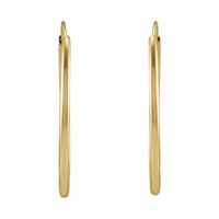 Flexible Endless Tube Hoop Earrings