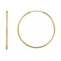 Flexible Endless Tube Hoop Earrings